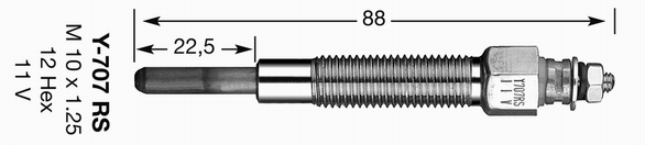 Свеча накаливания FEBI BILSTEIN арт. 4937